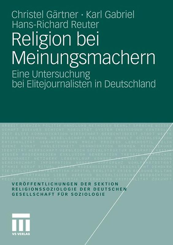 Religion bei Meinungsmachern