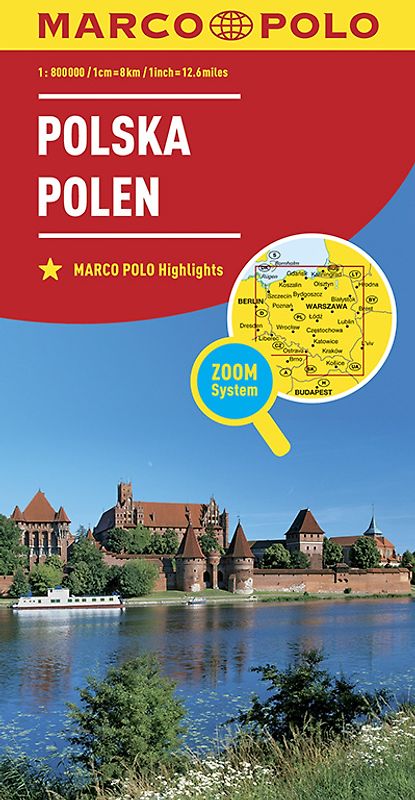MARCO POLO Länderkarte Polen 1:800.000