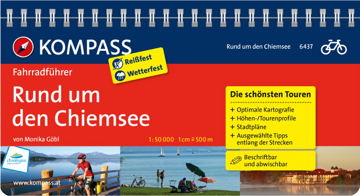 KOMPASS Fahrradführer Rund um den Chiemsee