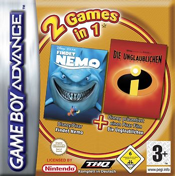 Disney Pixar Pack 2 - Findet Nemo/Die Unglaublichen Nintendo Game Boy Advance