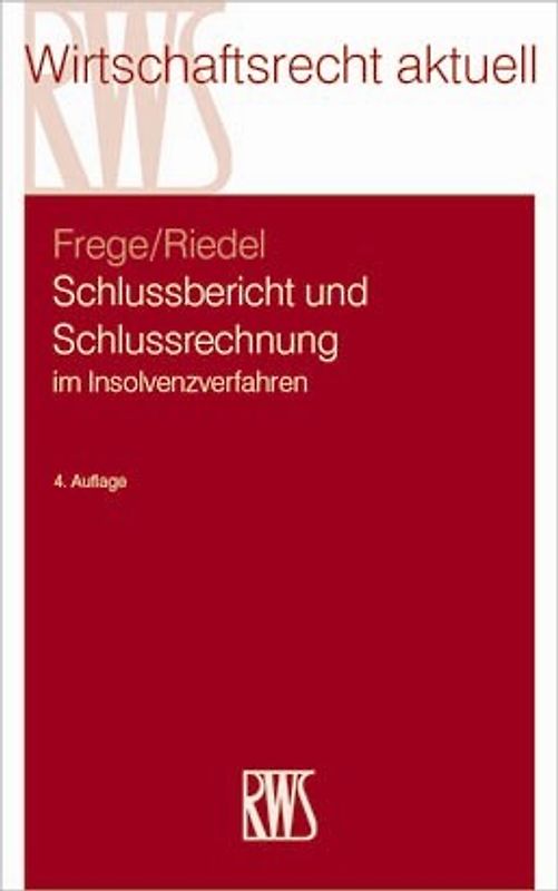 Schlussbericht und Schlussrechnung
