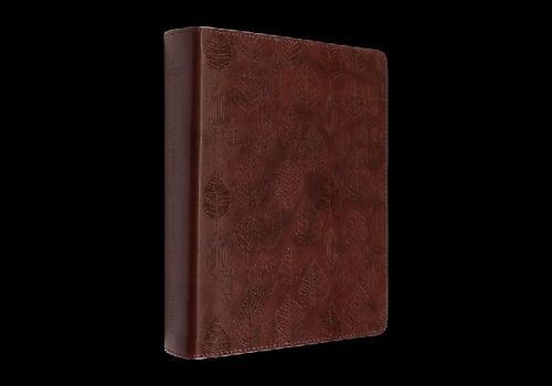 ESV Single Column Journaling Bible (Trutone, Chestnut, Leaves Design)