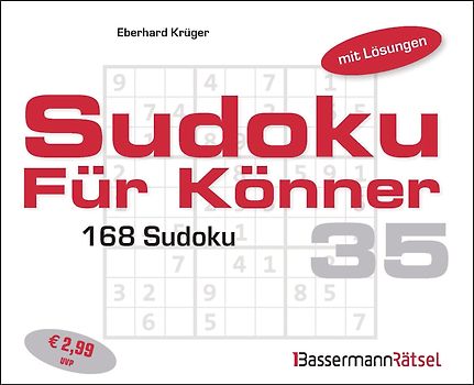 Sudoku für Könner 35 (5 Exemplare à 2,99 €)
