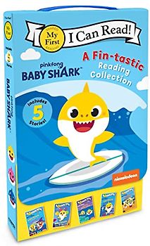 Baby Shark: A Fin-tastic Reading Collection 5-Book Box Set: Baby Shark and the Balloons, Baby Shark and the Magic Wand, The Shark Tooth Fairy, Little ... The Shark Family Bakery (My First I Can Read)