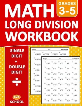 Long Division Workbook Grades 3-5: 100 Practice Pages Workbook for 3rd Grade & 4th and 5th Grade - 2000 Division Exercises With Answers For Ages 8-10 ... Double Digit | Long Division Math Worksheets