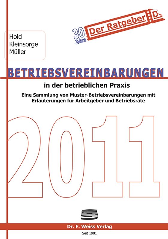 Betriebsvereinbarungen 2011