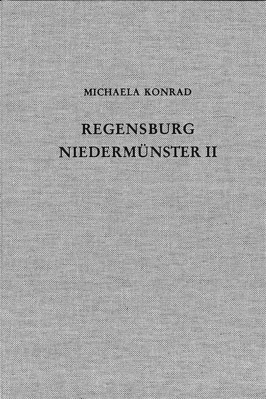 Die Ausgrabungen unter dem Niedermünster zu Regensburg II