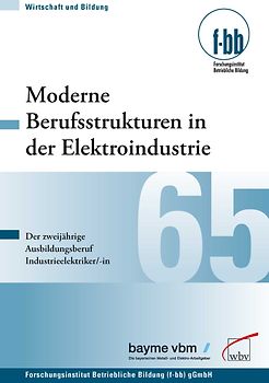 Moderne Berufsstrukturen in der Elektroindustrie