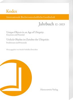Kodex. Jahrbuch der Internationalen Buchwissenschaftlichen Gesellschaft 12 (2023)