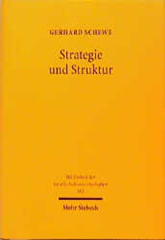 Strategie und Struktur