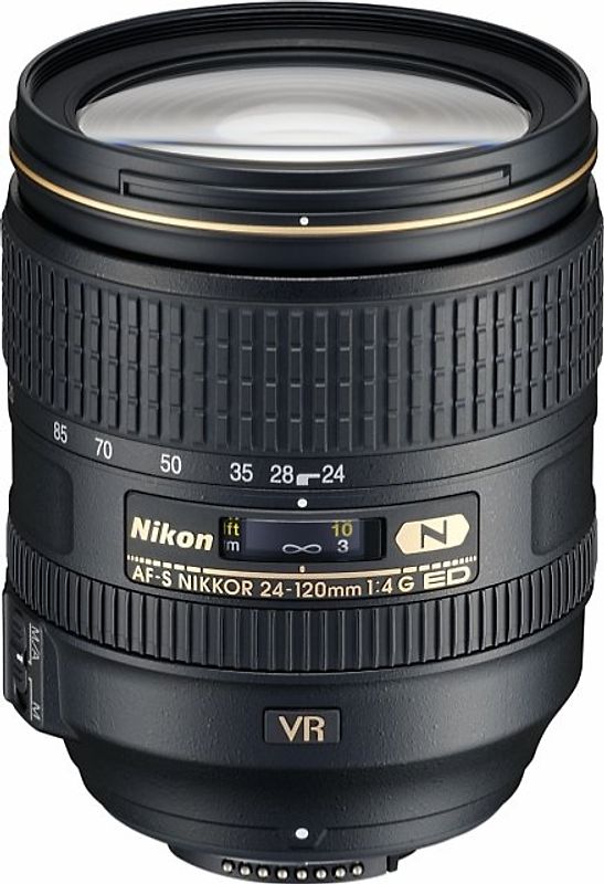 Nikon AF-S NIKKOR 24-120 mm F4.0 ED G VR 77 mm Objectif (adapté à Nikon F) noir