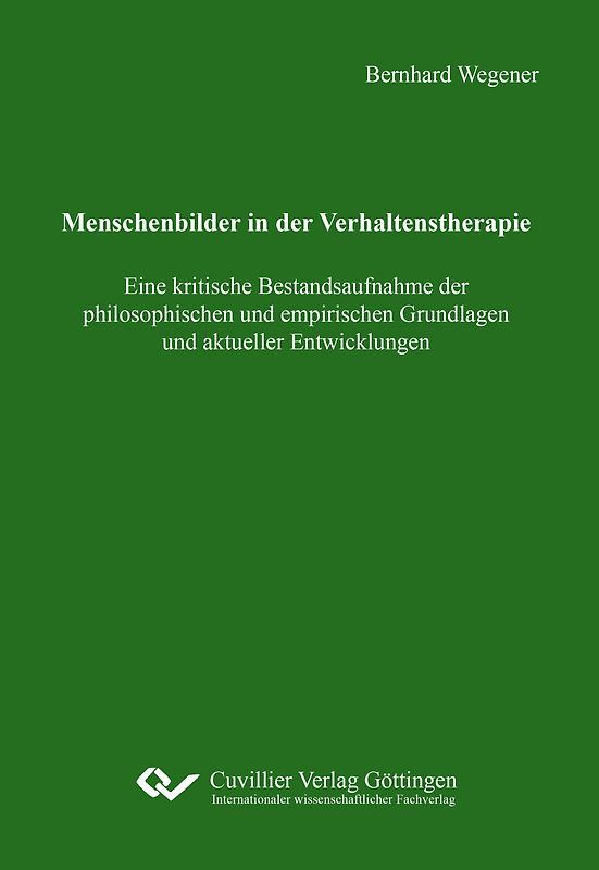 Menschenbilder in der Verhaltenstherapie