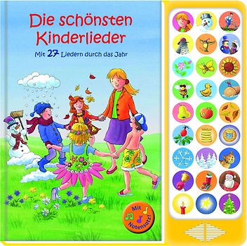 27-Button-Soundbuch, Die Schönsten Kinderlieder, Mit 27 Liedern durch das Jahr