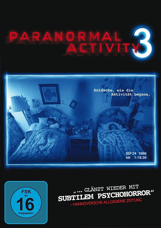 Paranormal Activity 3 DVD