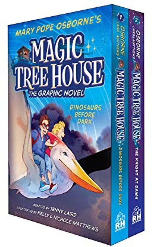 Magic Tree House Graphic Novels 1-2 Boxed Set: Dinosaurs Before Dark / the Knight at Dawn (Magic Tree House (R))