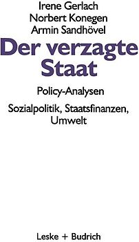 Der verzagte Staat — Policy-Analysen