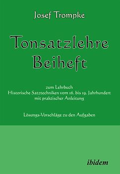 Tonsatzlehre Beiheft