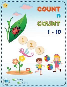 Count_n_Count 1-10: Counting & Coloring for young children