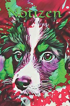 Notizen: Aussie - Notiz - Australian Shepherd - Hund - Hunderasse - Tierarzt - Tagebuch - Mädchen - Frauen - Hundesport