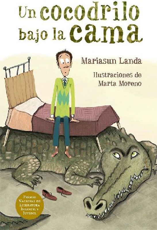 Un cocodrilo bajo la cama