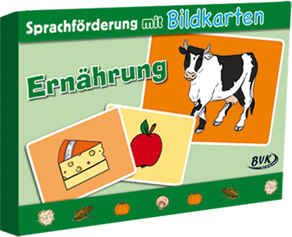 Sprachförderung mit Bildkarten Ernährung