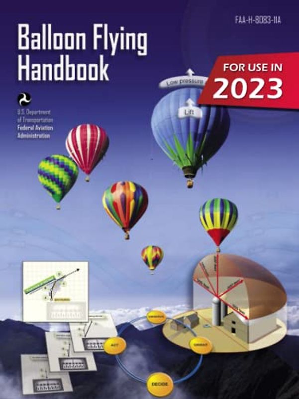Balloon Flying Handbook FAA-H-8083-11A (Color Print): Pilot Flight Training Study Guide