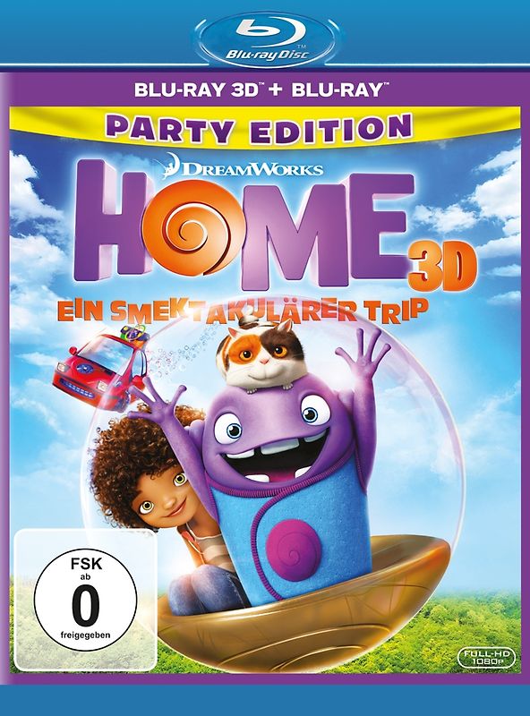 Home-Ein smektakulärer Trip 3D (Party... Blu-ray Disc