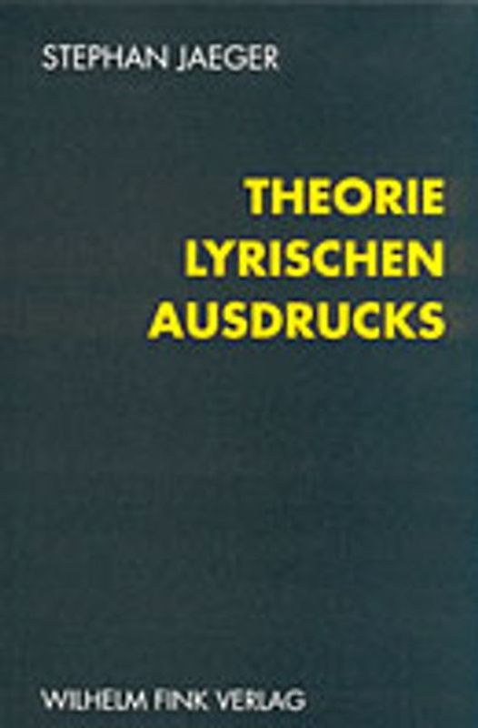 Theorie lyrischen Ausdrucks