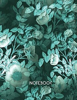 Green Nature Floral Notebook PAPERBACK - Size (8.5 x 11 inches) 120 Pages: Lined Paper: Journal for writing notes, feelings, self care routine, manifestation and spirituality (Floral Notebooks Lined)