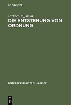Die Entstehung von Ordnung