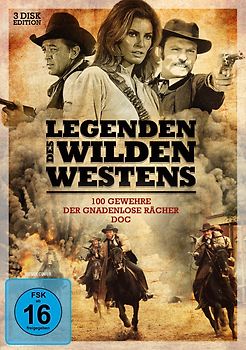 Legenden des Wilden Westens: 100 Gewehre / Der gnadenlose Rächer / Doc [3 DVDs] DVD