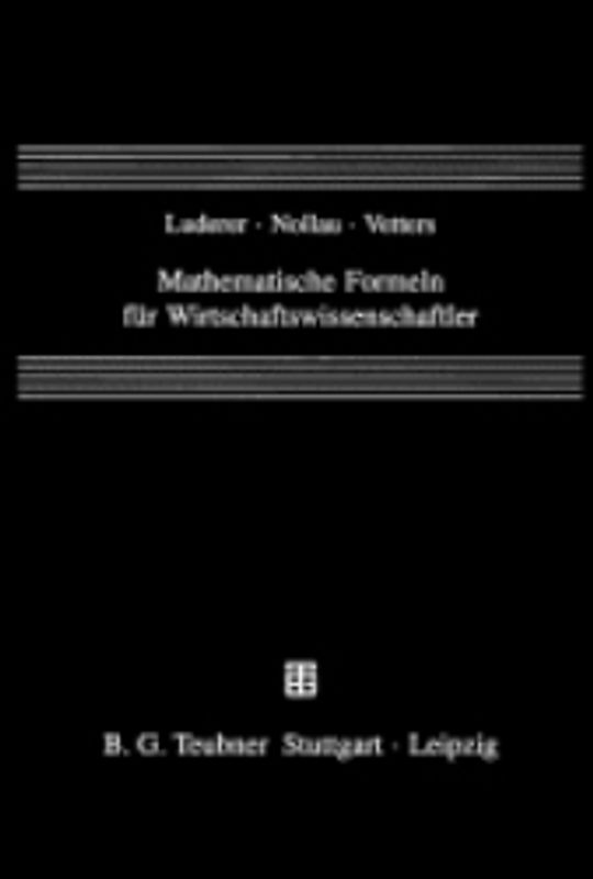 Mathematische Formeln für Wirtschaftswissenschaftler