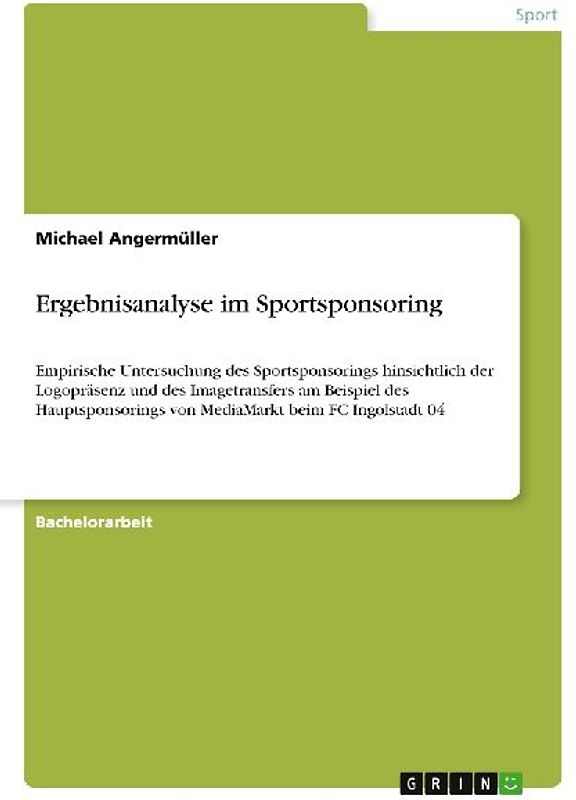 Ergebnisanalyse im Sportsponsoring