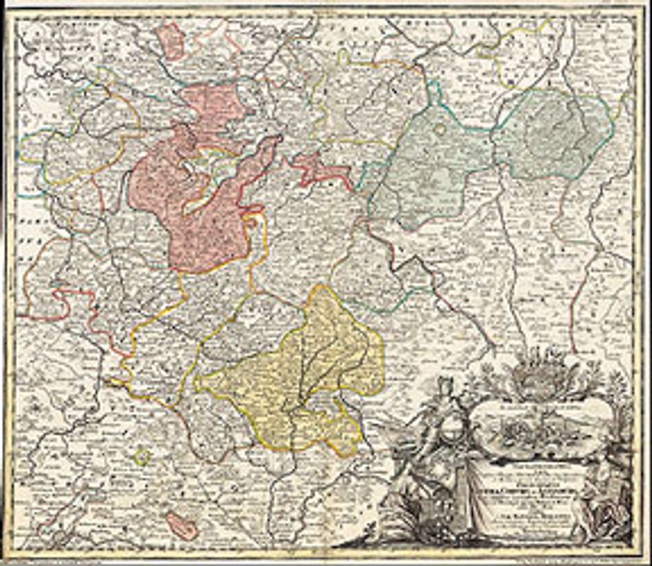 Die Herzogtümer Gotha, Coburg und Altenburg 1729 (