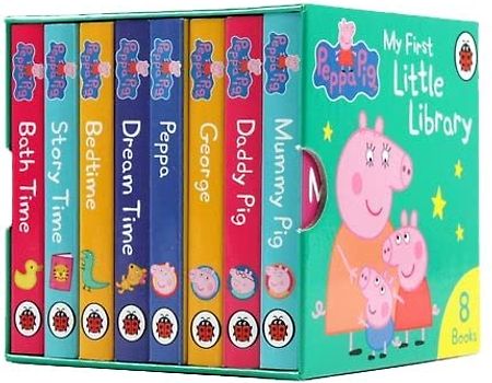 Peppa Pig My First Little Library Collection 8 Books Box Set (Dream time, Bedtime, Storytime, Bath Time, Peppa, George, Mummy Pig, Daddy Pig)