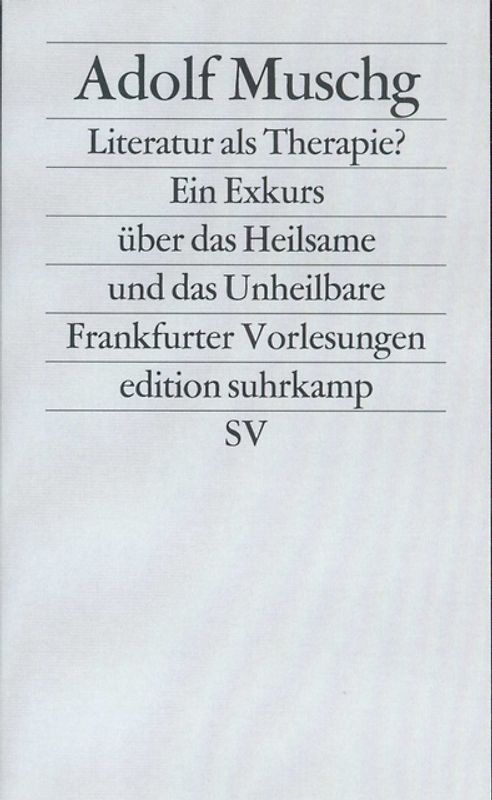 Literatur als Therapie?