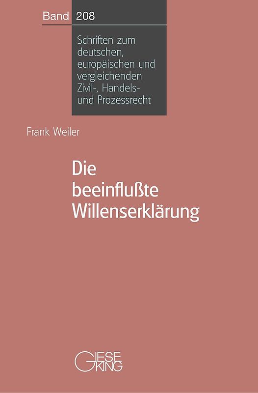 Die beeinflusste Willenserklärung