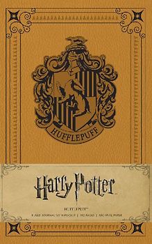 Harry Potter: Hufflepuff Hardcover Ruled Journal