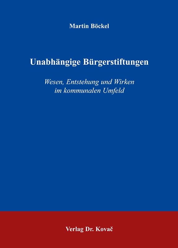 Unabhängige Bürgerstiftungen