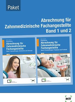 Paketangebot Abrechnung für Zahnmedizinische Fachangestellte Band 1 und 2
