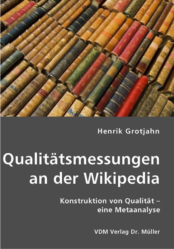 Qualitätsmessungen an der Wikipedia