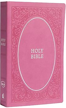 NKJV, Holy Bible, Soft Touch Edition, Imitation Leather, Pink, Comfort Print