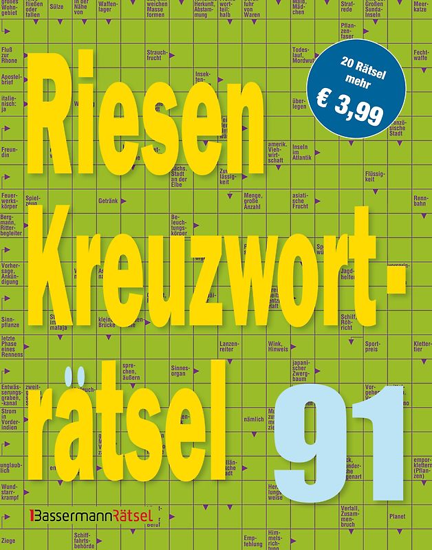 Riesen-Kreuzworträtsel 91