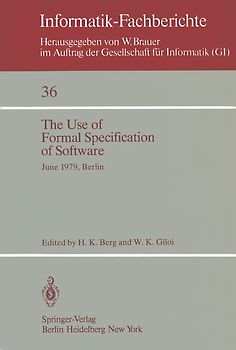 The Use of Formal Specification of Software
