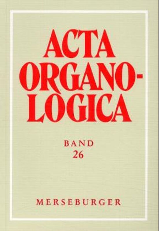 Acta Organologica