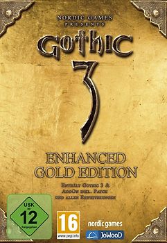 Gothic 3 [Enhanced Gold Edition im Steelbook inkl. allen Erweiterungen, Poster, Postkarte, 6 Stickern und Stickerblatt] PC Spiele