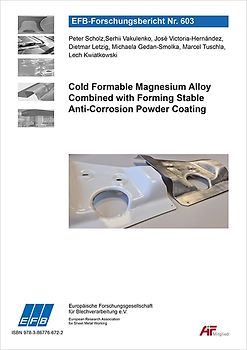 Cold formable Magnesium alloy combined with forming stable anti corrosion powder coating