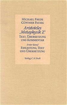 Aristoteles 'Metaphysik Z'