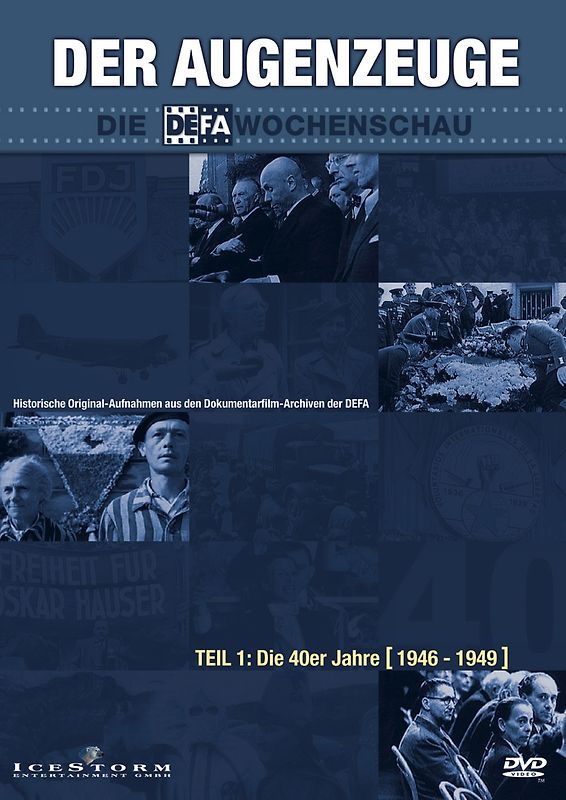 Der Augenzeuge - Die DEFA Wochenschau - Die 40er Jahre (1946 - 1949) (2 DVDs) DVD