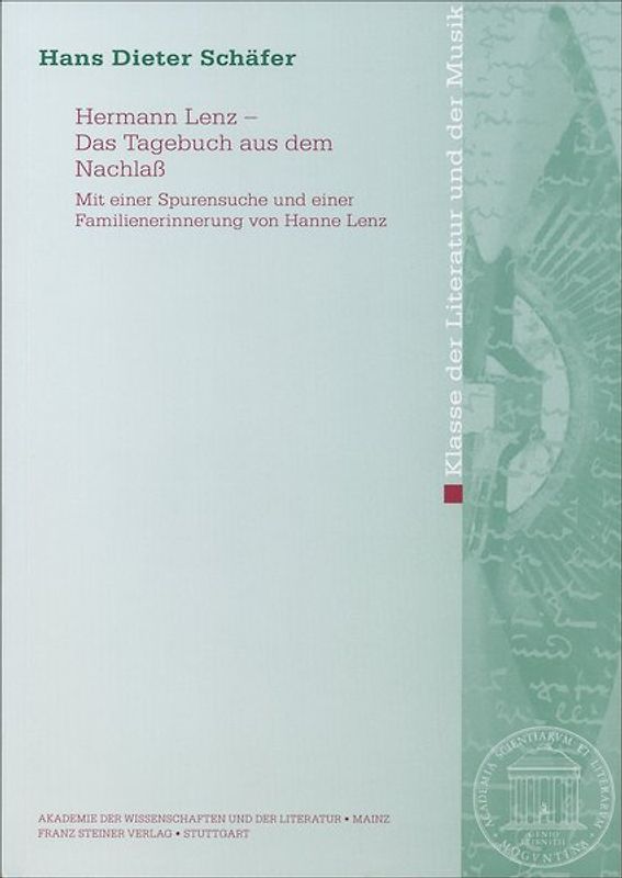 Hermann Lenz – Das Tagebuch aus dem Nachlaß